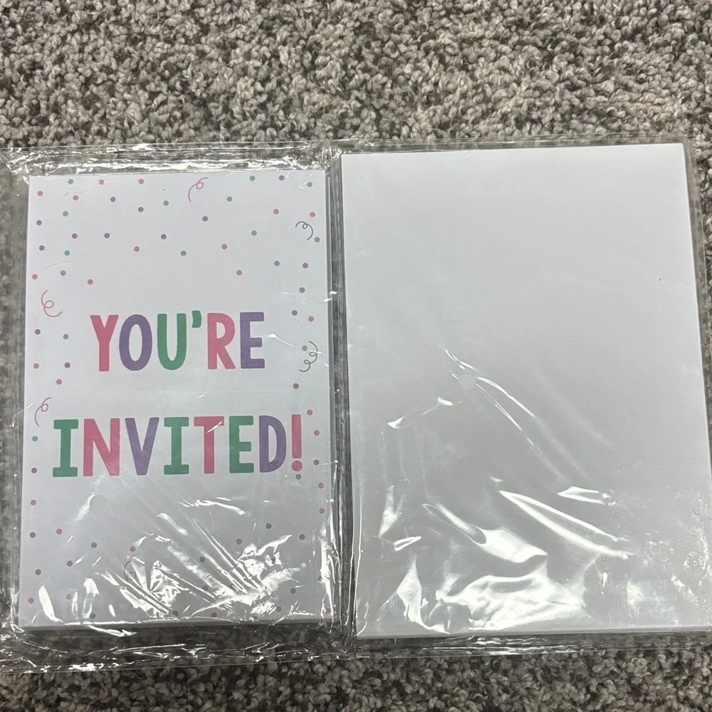 3rd birthday invitations- Ice cream theme
